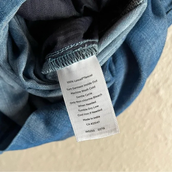 Talbots Size 2 Petite Denim Jumpsuit EUC - Picture 7 of 11